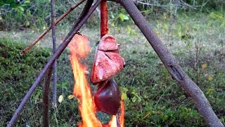 Watch Sheep Lungs cooking in Nature Natural Mutton Recipe Very Easy to Make #TSP Tasty Food Recipes Video