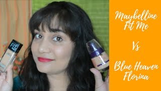 Watch Maybelline Fit ME Vs Blue Heaven Florina | Foundation Comparision & Review | Nidhi Katiyar Video
