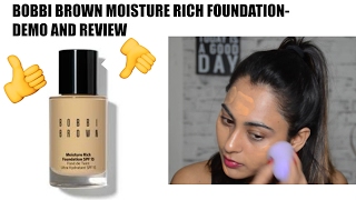 Watch BOBBI BROWN MOISTURE RICH FOUNDATION-REVIEW| HIT OR MISS? Video