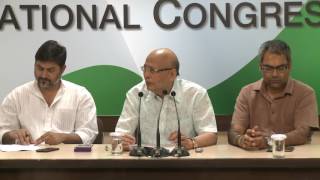 Watch AICC Press Briefing By Abhishek Singhvi at Congress HQ, May 22, 2017 Video