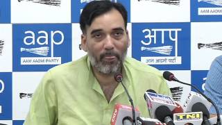 Watch Aap Delhi Convenor Gopal Rai Briefs media on "Sanghtan Nirman" Video