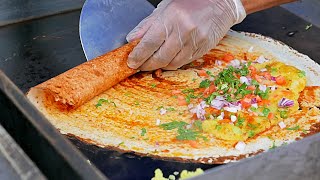 Watch New York Street Food - INDIAN MASALA DOSA and Young Coconut Water Video