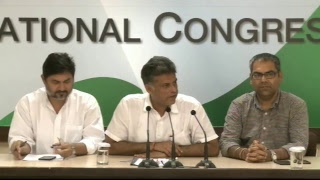 Watch AICC Press Briefing By Shri Manish Tewari at Congress HQ, May 29, 2017 Video