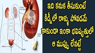 Watch à°‡à°¦à°¿ à°•à°¨à±à°• à°¤à±€à°¸à±à°•à±à°‚à°Ÿà±‡ à°•à°¿à°¡à±à°¨à±€à°²à±‹ à°°à°¾à°³à±à°³à± à°ªà±‹à°µà°¡à°®à±‡ à°•à°¾à°•à±à°‚à°¡à°¾ à°‡à°‚à°•à°¾ à°­à°µà°¿à°·à±à°¯à°¤à±à°¤à±à°²à±‹ à°† à°®à±à°ªà±à°ªà± à°²à±‡à°¨à°Ÿà±à°Ÿà±‡|Health Tips Video