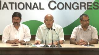Watch AICC Press Briefing By Shri Dr Abhishek Singhvi at Congress HQ, June 2, 2017 Video
