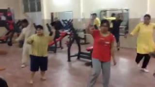 Watch Exercise with fun in fitness curves gym ,,,, membersâ€¦ Video