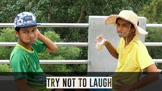 Watch Try Not to Laugh Challenge ( First Vlog ) Video