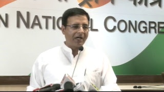 Watch Live: Media Bite by Shri Randeep Surjewala at Congress HQ, June 10, 2017 Video