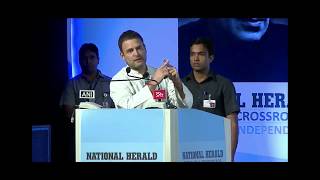Watch Shri Rahul Gandhi's speech at the release of the Commemorative Publication of National Herald Video