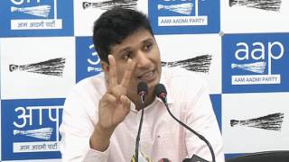 Watch Aap Chief Spokesperson (Delhi) Briefs Media on CBI Raid at Minister Satyender Jain Residence Video
