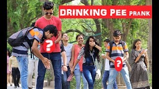 Watch Drinking PEE Prank On GIRLS - AWESOME Reactions (Pranks In INDIA 2017) Video