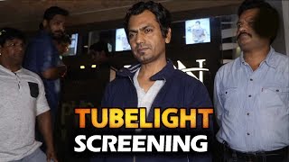 Watch Nawazuddin Siddiqui At Salman Khan's Tubelight Screening Video