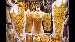 Watch Dubai Gold Souk - City of Gold (Amazing collections of gold, silver ,diamonds & precious stones) Video