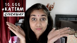 Watch 10,000 #KATFAM MAKEUP GIVEAWAY NIDHI KATIYAR Video