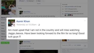 Watch Aamir canâ€™t watch Ranbir-Katrinaâ€™s â€œJagga Jassosâ€ ! But Why Video