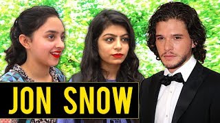 Watch GAME OF THRONES CUTE GIRLS ON JON SNOW FUNNY INTERVIEW SEASON 7 Video