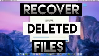 Watch Recover Deleted Files On Mac - NoQualityLoose! Video