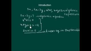 Watch Linear Equation with one Variable : Tutorial For class 8 Video