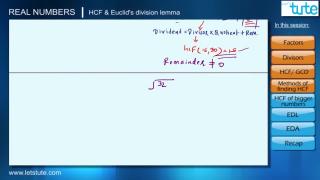 Watch HCF & Euclid's Division Lemma Video
