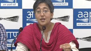 Watch Aap Leaders Brief Media on Saffronisation of Education by BJP Video