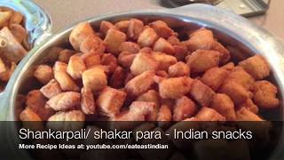 Watch Shakkar Para Recipe Hindi | Easy Homemade Shankarpali Recipe Video
