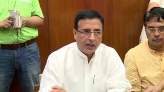 Watch AICC Press Briefing by Randeep surjewala, in Parliament, July 27, 2017 Video