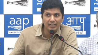 Watch Aap Press Brief on EVM Hackathon issue , Bses Issue and Amit Shah Issue Video