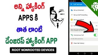 Watch 100 Plus More Illegal Hacking Apps For Android with or Without Root Telugu Video