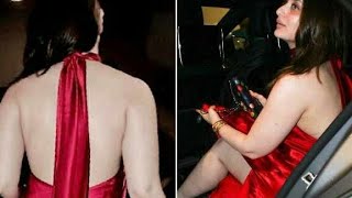 Watch Oops Mommy Kareena Kapoor Looks Red H0t Queen in Silky Red Exposing Gown Video