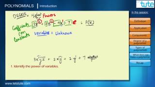 Watch Introduction to Polynomials Video
