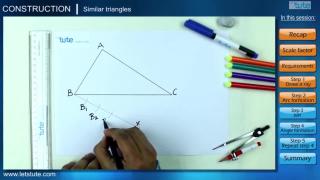 Watch How To Construct A Triangle Similar To A Given Triangle Video