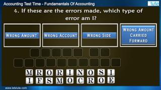 Watch Accounting Test Time#18- Fundamentals of Accounting Video