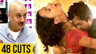 Watch Anupam Kher's Reaction On CENSOR Board Cutting 48 Scenes From Nawazuddin's Babumoshai Bandookbaaz Video