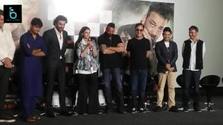 Watch Bhoomi Trailer Launch | Sanjay Dutt, Ranbeer Kapoor, Manyata Dutt, Aditi Rao Hydari, Rajkumar Hirani Video