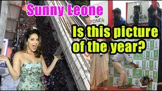 Watch Sunny Leone's car in this sea of fans in Kochi Video