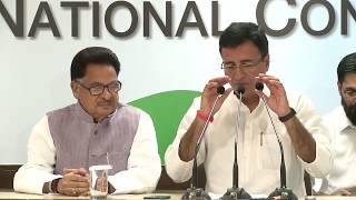 Watch AICC Press Briefing By Randeep Surjewala and P L Punia at Congress HQ, August 22, 2017 Video