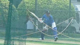 Watch Dhoni practice hard at the nets; India look to seal series Video
