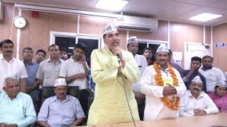 Watch AAP Delhi Convenor Gopal Rai Addresses Party Volunteers Post Bawana Victory Video