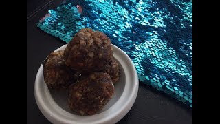 Watch Protein Ladoo - Energy Balls Recipe | Vegan, Healthy Recipe -No cooking required Video