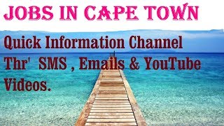Watch Jobs in CAPE TOWN    City for freshers & graduates. industries, companies.  SOUTH AFRICA Video