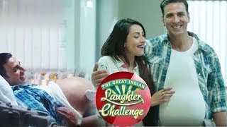 Watch Akshay Kumar PREGNANT In The Great Indian Laughter Challenge Promo Video