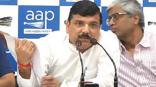 Watch AAP Leader Sanjay Singh Briefs on the ADR Report & Gauri Lankesh Issue Video