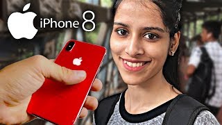 Watch iPhone 8 Reaction on Cute Girls - iPhone 8 or Samsung Galaxy Note 8 Video