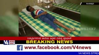 Watch Principal Slip to the student, he is admited hospital in Kundapura Video