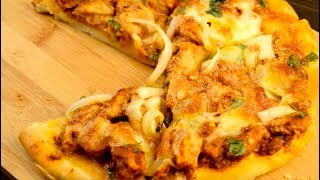 Watch Indian Pizza -  Chicken Tikka Masala Pizza Recipe Video