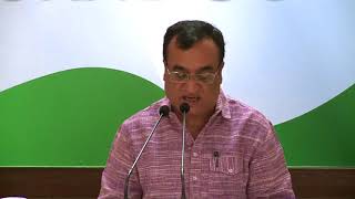 Watch AICC Press Briefing by Ajay Maken at Congress HQ , September 15, 2017 Video