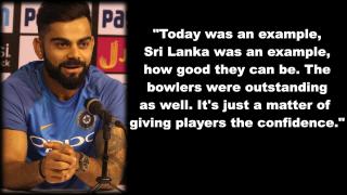 Watch Credit to young bowlers and lower order batsmen: Kohli Video