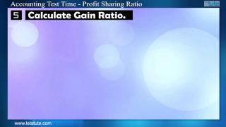 Watch Acounting Test Time#12- Profit Sharing Ratio | Letstute Video