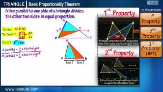 Watch Basic Proportionality Theorem | Letstute Video