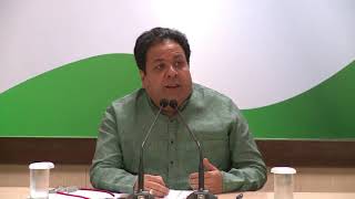 Watch AICC Press Briefing By Rajeev Shukla at Congress HQ, September 20, 2017 Video